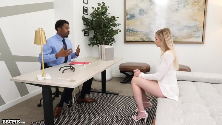 [BBCPie] - Interracial POV - Creampie Therapy Session - Allie Addison