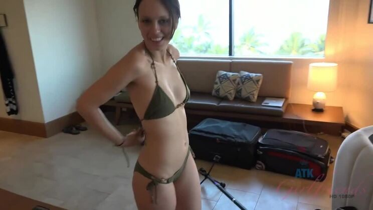 POV Creampie with Jade Nile - Hairy Brunette GF