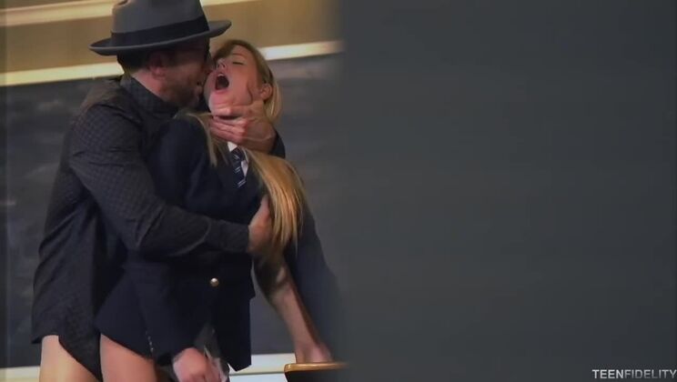 [TeenFidelity] - Young Schoolgirl Scarlett Sage Takes Load Inside - Scarlett Sage - Ryan Madison