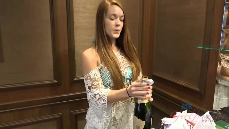 [ATKGirlfriends] - Pissing fetish with Kimberly Brix and creampie - Kimberly Brix