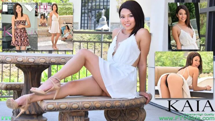 [FTVGirls] - Beautiful Brunette Kaia Plays with Sex Toys 4 - Kaia