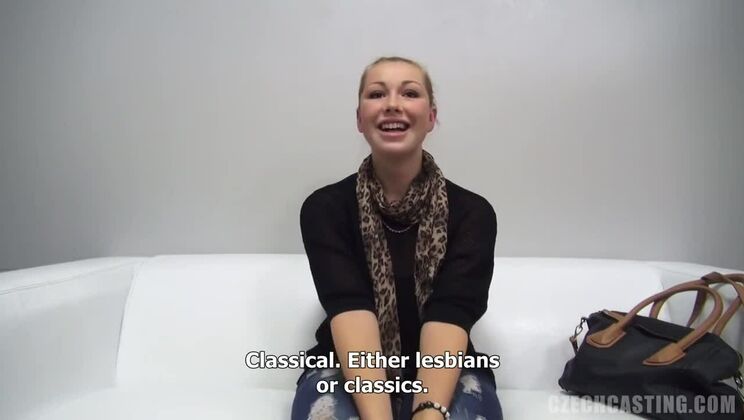 Golden-Locked Alzbeta in Casting