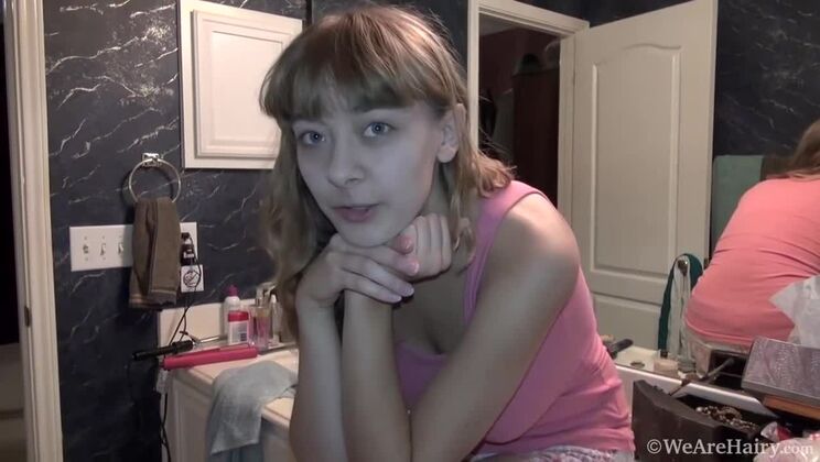 Dani’s Exposed Solo Hairy Side