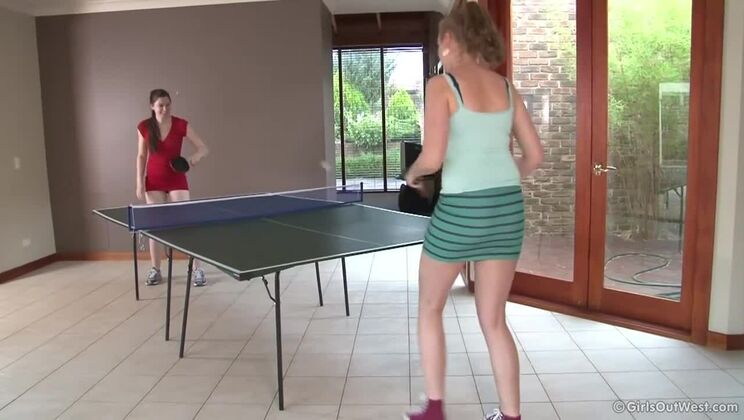 Nichole and Taliah Get Intimate with Table Tennis