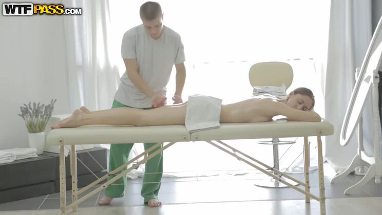 Nikolas and Aruna Aghora Explore a Brunette's Anal Limits