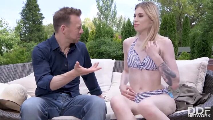 [HandsOnHardcore] - Milena Devi's Hot Poolside Fuck Session - Milena Devi