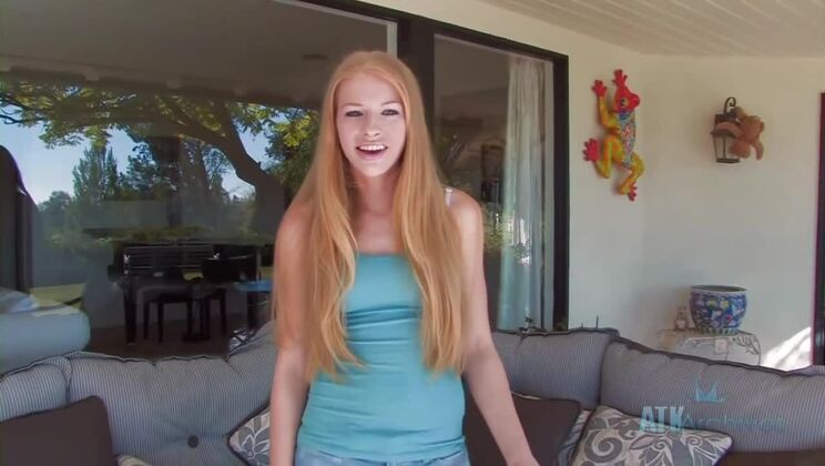 [ATKPetites] - Blonde slut Avril Hall fingering hard - Avril Hall - Kelly Klass