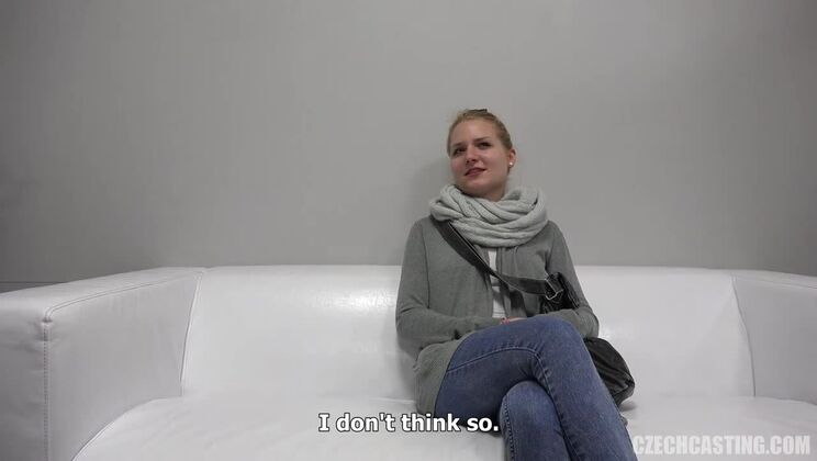 Czech Tena Blonde Casting