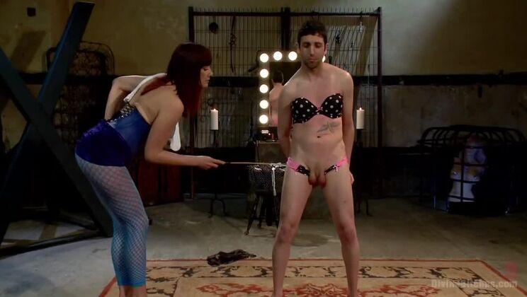 [DivineBitches] - Jay West and Bella Rossi in Hardcore Femdom Ballbusting - Bella Rossi