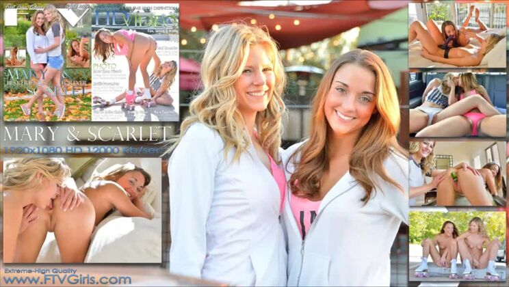 Nude Young Lesbians Enjoying Solo Time