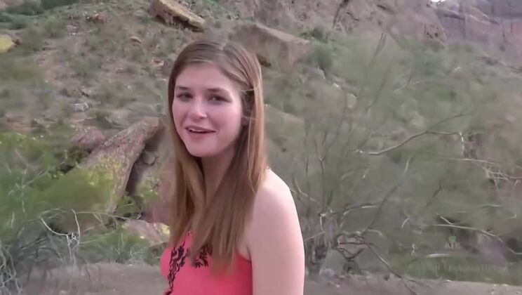 Lara Brookes Pissing in Arizona POV