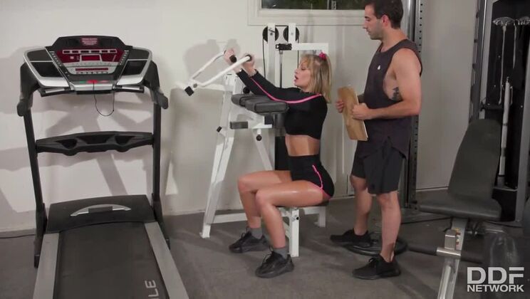 [DDFNetwork] - Daisy Stone's Hot Workout in Stockings - Daisy Stone
