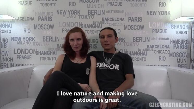 [CzechCasting] - European Redhead Hanka Fucks Hard in Casting