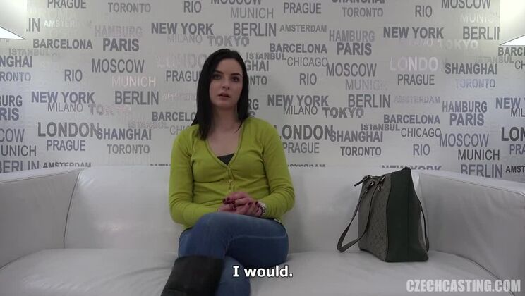 Julie: European Girl with Small Tits