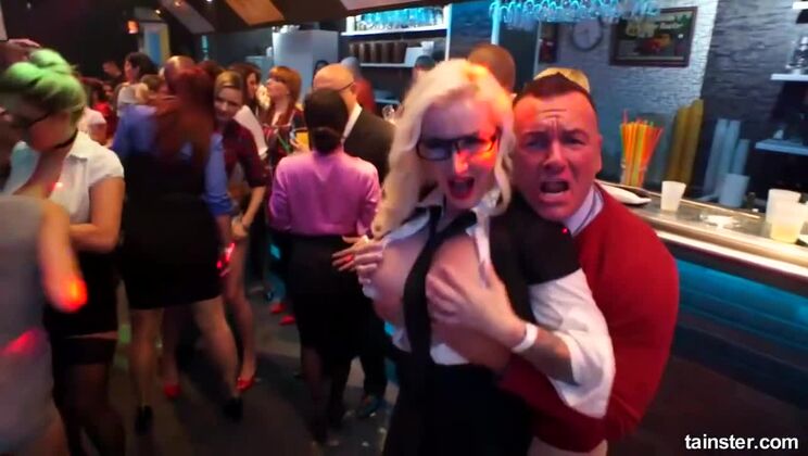 [Tainster] - DSO Detention Part 1 - Stockings & Gangbang Fun