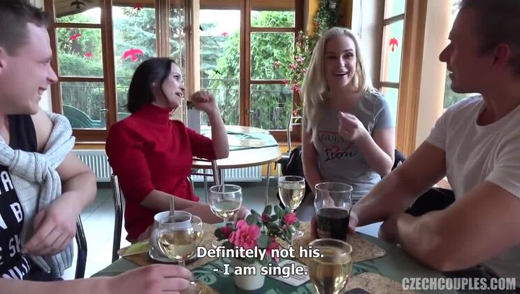 Czech Brunette and Blonde in Sex