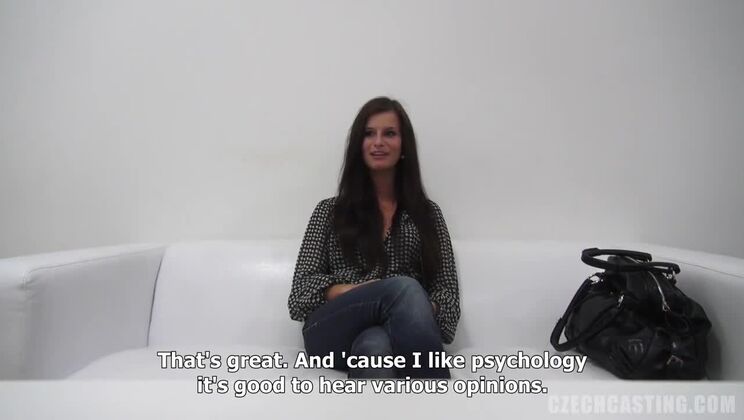 [CzechCasting] - Unbelievable Czech Brunette in Casting - Nikol