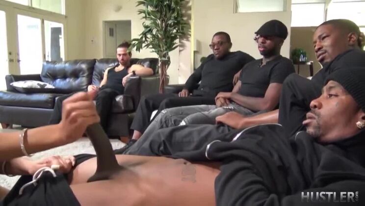 Big Tit Ebony Bethany Benz in Group Sex Gangbang