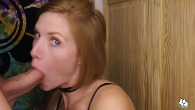 Sexy Redhead Gets Cumshot on Face
