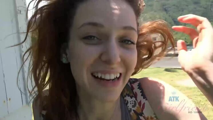 [ATKGirlfriends] - Deepthroat With Emma Evins Big Cock Girlfriend - Emma Evins