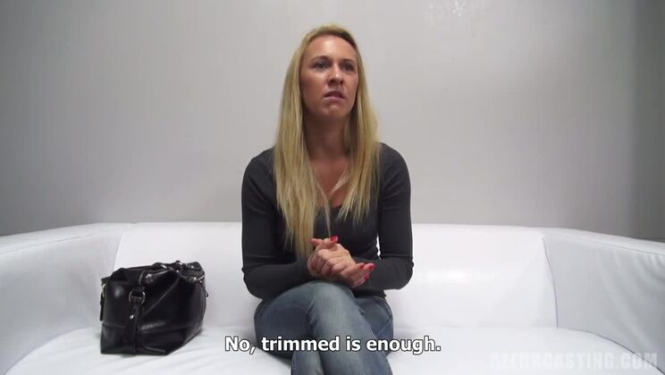 [CzechCasting] - Lenka’s Blonde Anal Fantasy – European Casting - Veronika