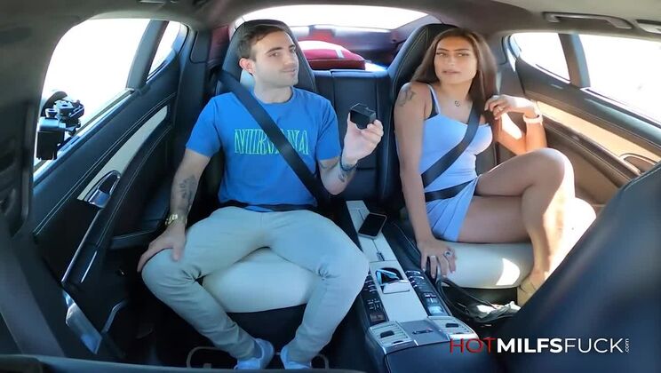 [HotMilfsFuck] - Brunette MILF Sommer Love in Outdoor Amateur Sex Show - Sommer Love