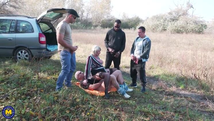 Interracial Group Sex with Insatiable Amy