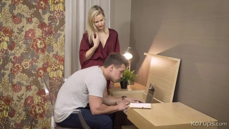 [Karups] - Big Dick Gets Handjob from Blonde - Midge Mayor