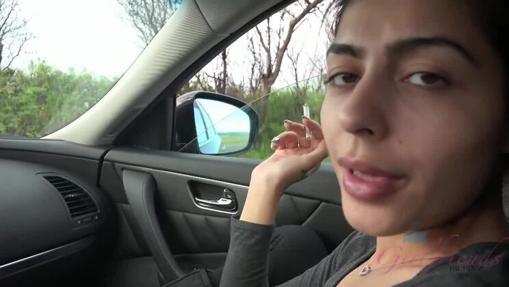 [ATKGirlfriends] - Audrey Royal Gets Creampie After Pulling Over - Audrey Charlize