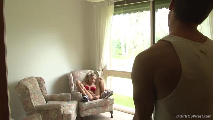 [GirlsOutWest] - Blonde Amber and Josh - Body Heat Part 1 - Amber