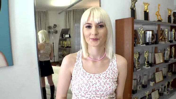 [RoccoSiffredi] - Incredible Big Cock and Cumshot on Blonde