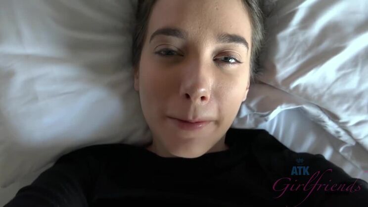 Gia Paige's Striptease and Fingering in POV