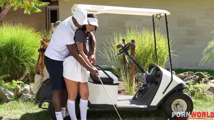  Big Cocked Instructors Take Claudia Bavel Outdoors