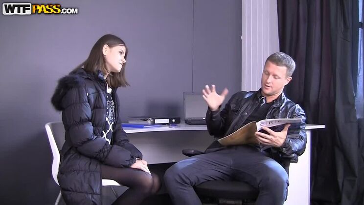 [MeetSuckandFuck] - Anna Taylor - Stocking Clad Girl Gets Fucked Hard - Anna Taylor