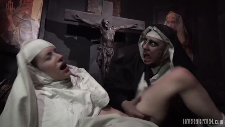 [HorrorPorn] - Big Cock Nun Fucks Hard - Bonnie Rotten - Danny D