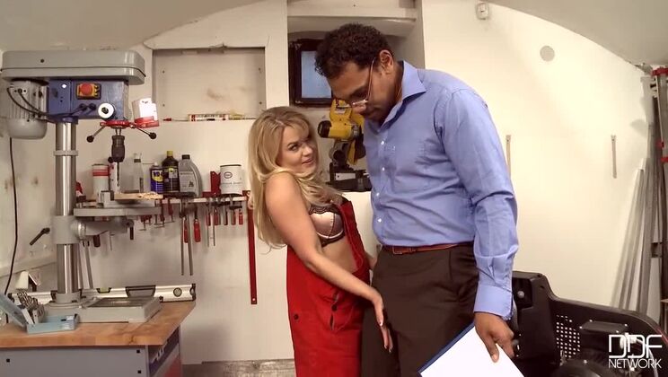 Czech Beauty Barra Brass in Interracial Encounter