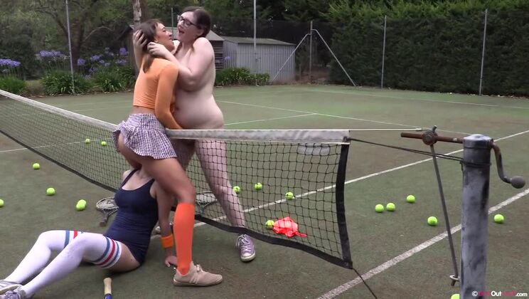 [GirlsOutWest] - POV Threesome with Hairy MILFs and Big Boobs - Lilium - Loretta Wolf