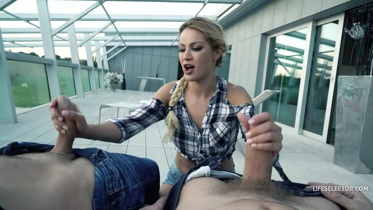 Hairy Cherry Kiss Enjoys Big Cock