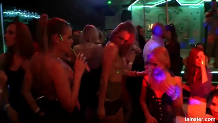 [Tainster] - CFNM Lesbian Party Turns into Sex Orgy