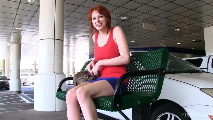 Zoey Gets Down and Dirty Outdoors!