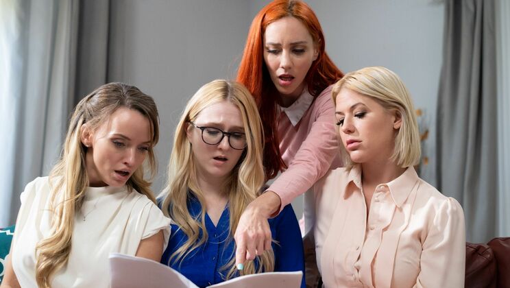 [Girlsway] - Big Ass Blonde Foursome - Pristine Edge - Kit Mercer - Audrey Madison - Jupiter Jetson