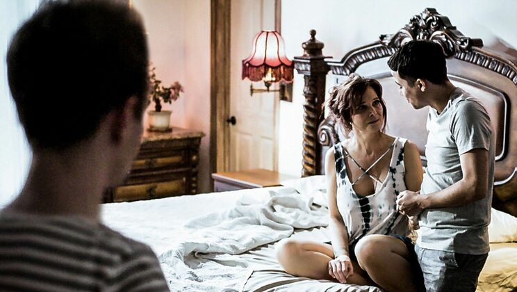 [PureTaboo] - Steamy Threesome With Stepmom And Two Guys