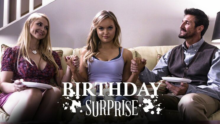 [PureTaboo] - Teen Surprise Birthday Fuck - Sarah Vandella - River Fox - Tommy Gunn