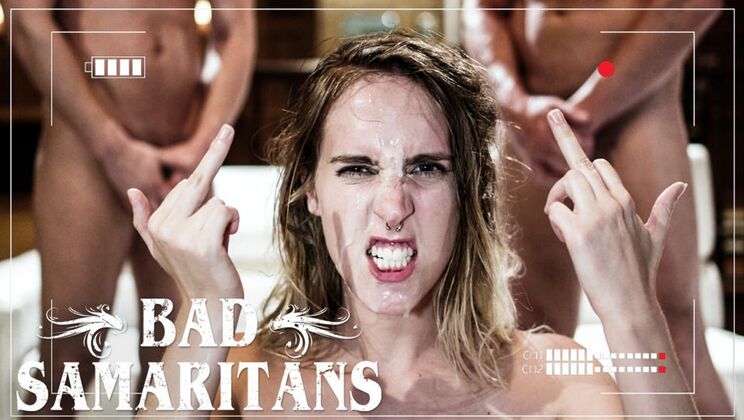 [PureTaboo] - Threesome with Blonde Teen and Two Big Cocks - Cadence Lux - Charles Dera - Seth Gamble