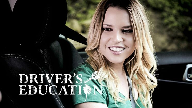 Driver's Lesson with Blond Teen Aubrey