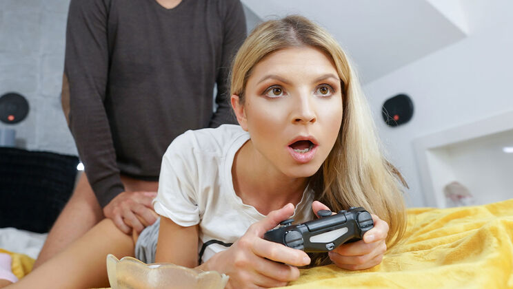 [ExxxtraSmall] - Petite Teenager Gamer Sex