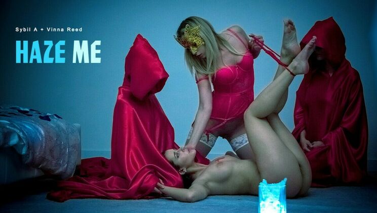 [Babes.com] - Sybil and Vinna Reed Lesbian Outdoor Haze Me Fetish Fun