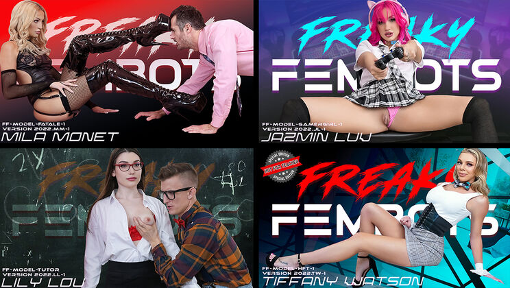 [TeamSkeetSelects] - Fembot Lovers' Delight - Tiffany Watson - Jazmin Luv - Lily Lou - Charma Kelley