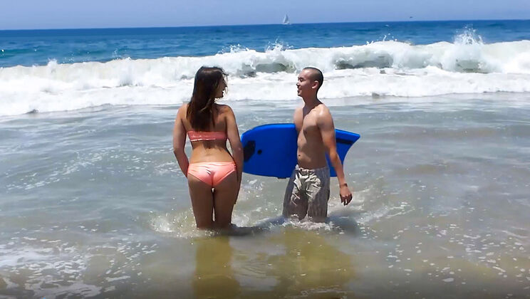 [TeamSkeetXSeries] - James Bang Pounds Busty Blair Williams on California Shores - Blair Williams - James Bang