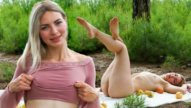 Softcore Fun with Shaved Teen Roxy T